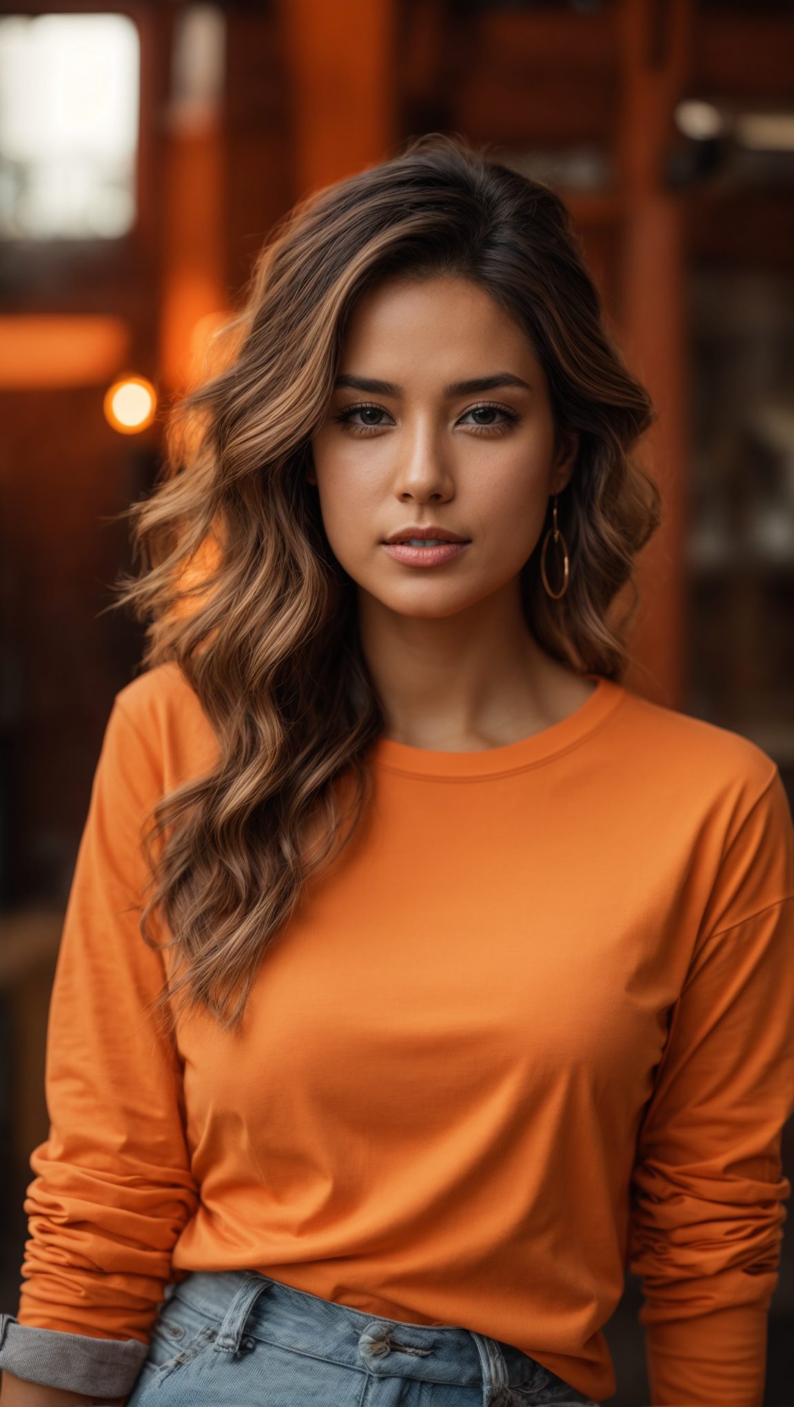 Women's Cotton Relaxed Long Sleeve T-Shirt