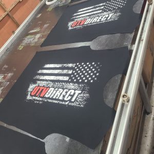 UTV club wearing custom printed t-shirts from Your Company