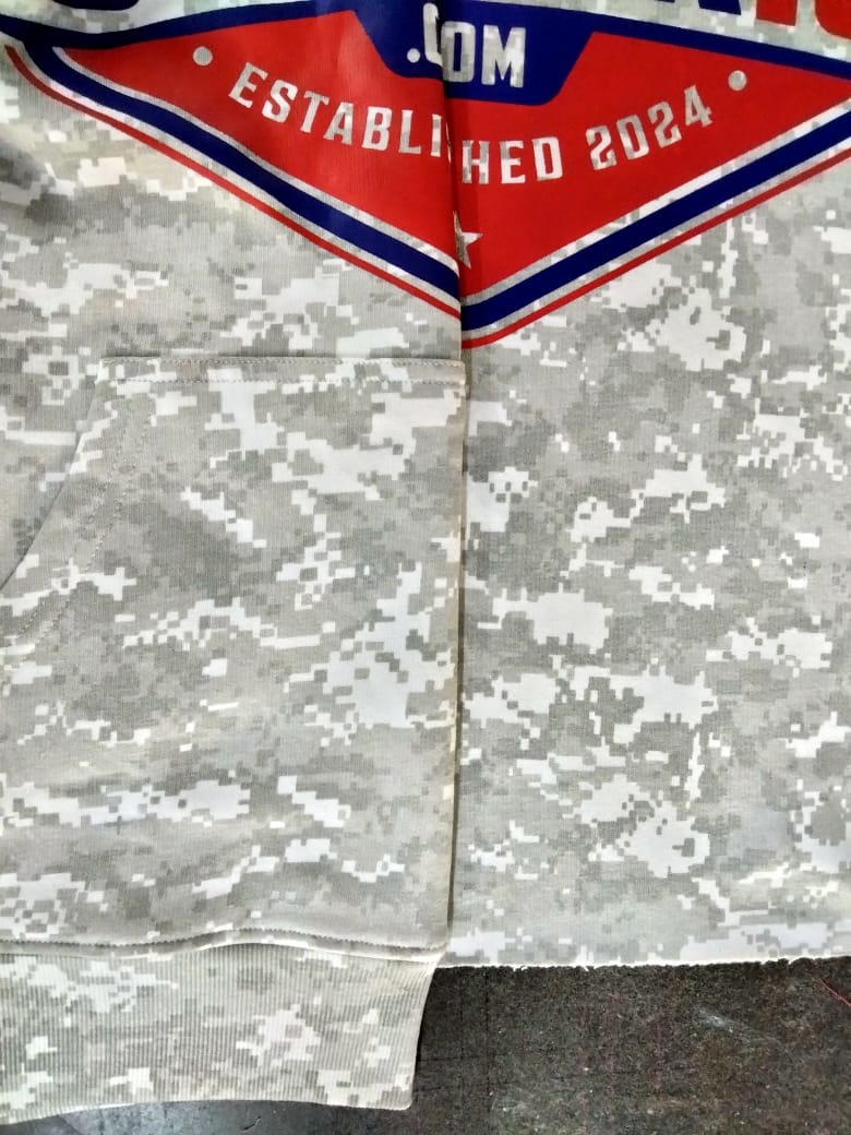 Custom Snow Camo Hoodie Printing | USA Made - Image 5