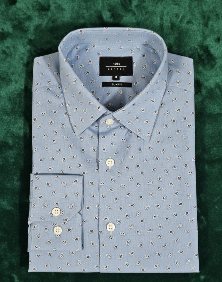 Premium Cotton Patterned Multi-Color Long Sleeve Shirt